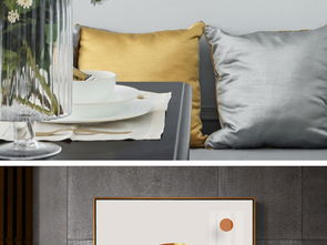 简约与奢华的交响 现代北欧风金箔几何晶瓷画设计全解析